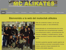 Tablet Screenshot of mcalikates.com